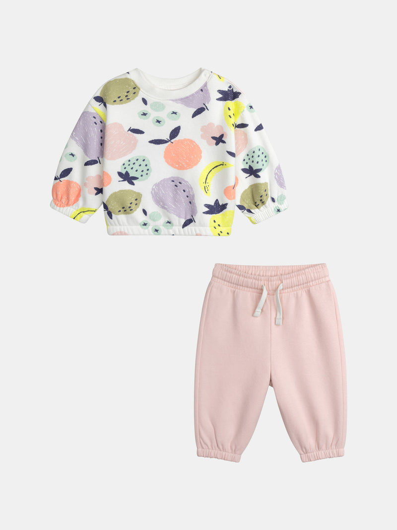 Set Stampato Fruttato per Bambina