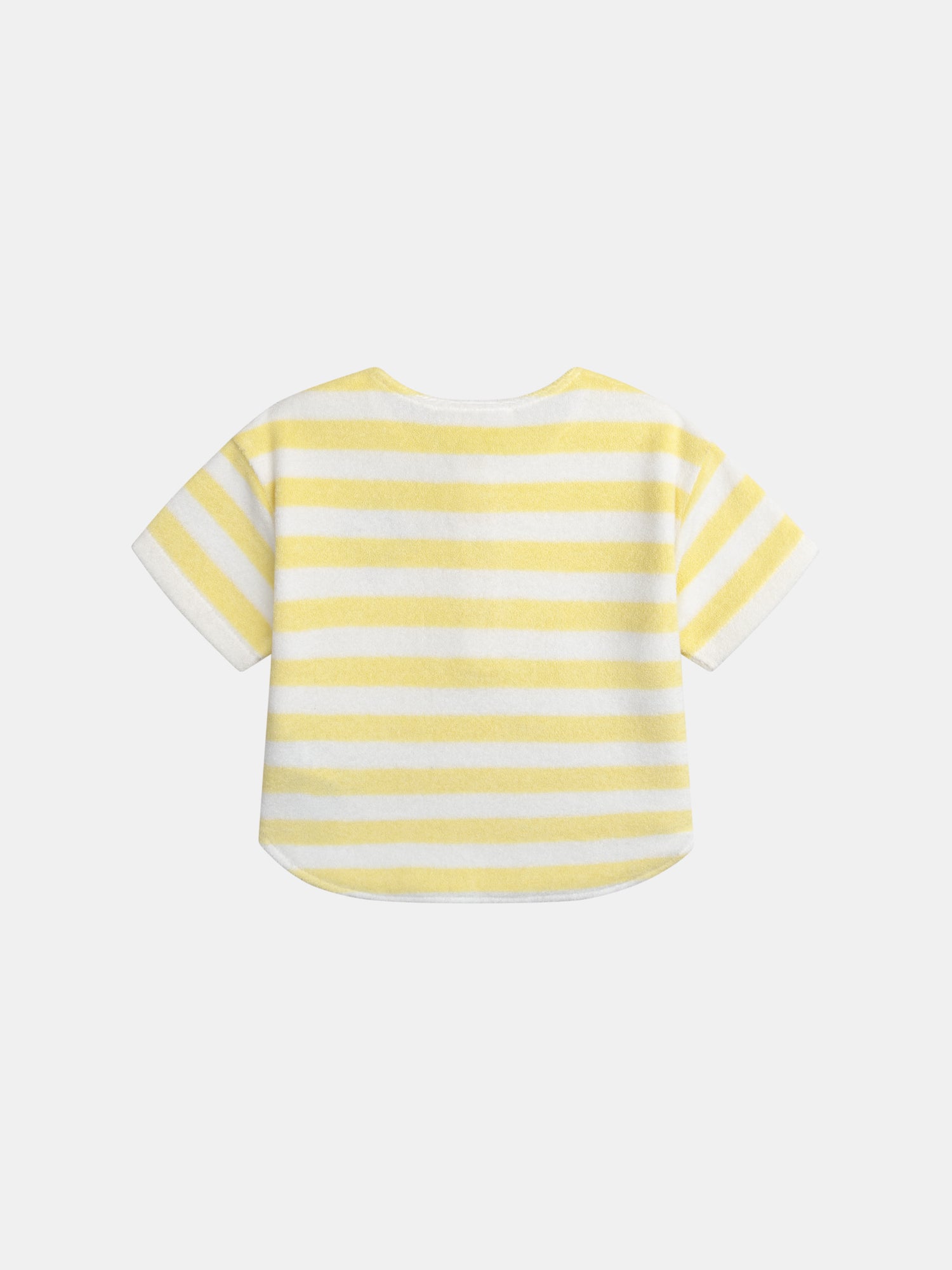 Completo a righe giallo per bambino