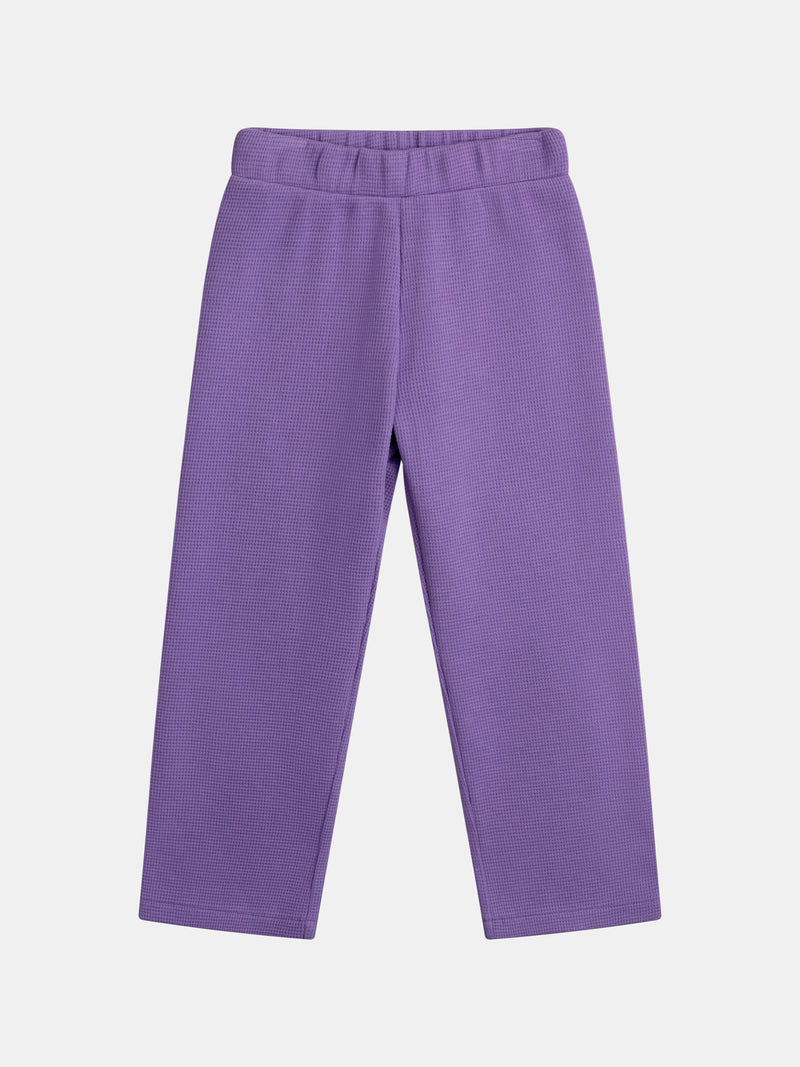 Pigiama Tie-Dye Viola con Motivo 'Pony Skateboarding Fever' per Ragazze