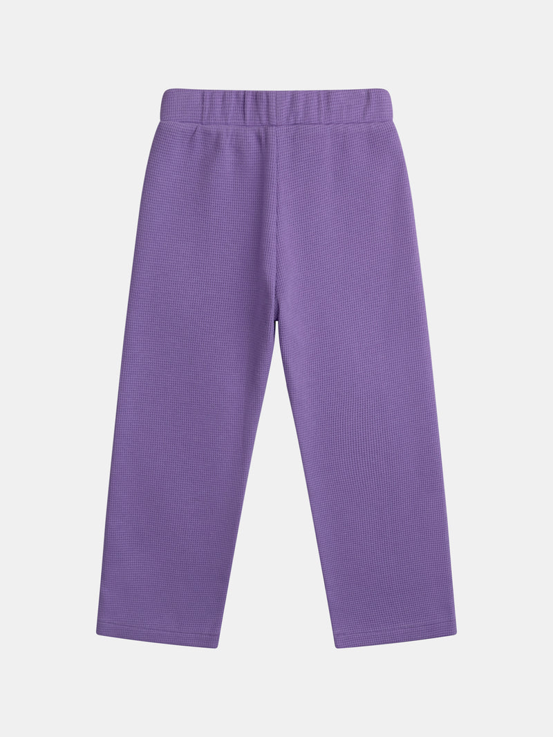 Pigiama Tie-Dye Viola con Motivo 'Pony Skateboarding Fever' per Ragazze