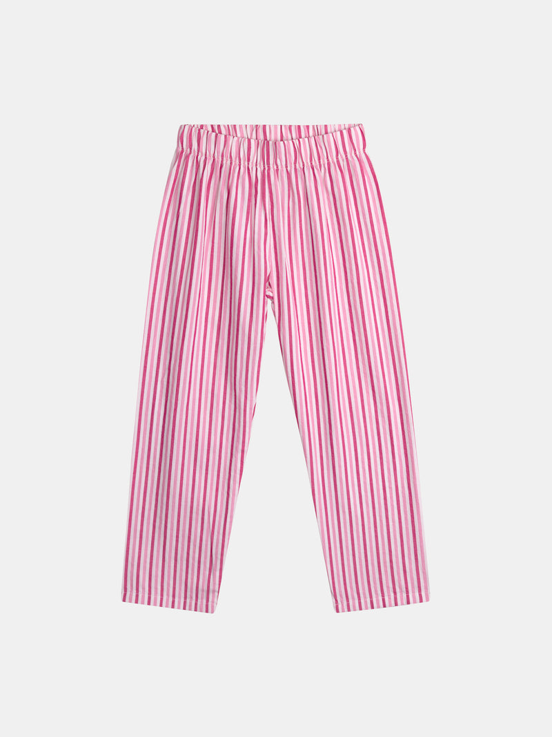 Pigiama lungo rosa "Hello Sunshine" per bambine