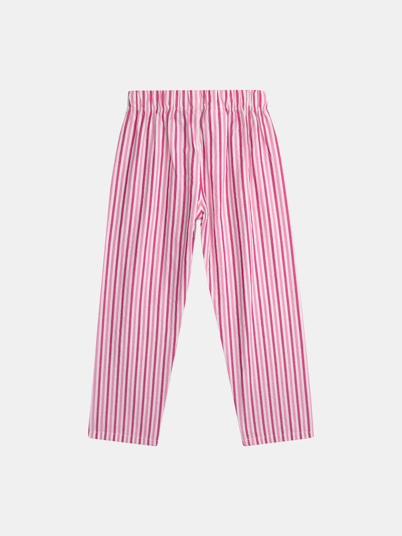 Pigiama lungo rosa "Hello Sunshine" per bambine