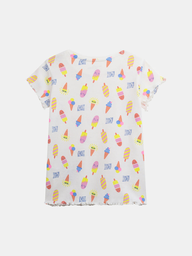 Pyjama court "SWEET & CHILL" pour enfant fille