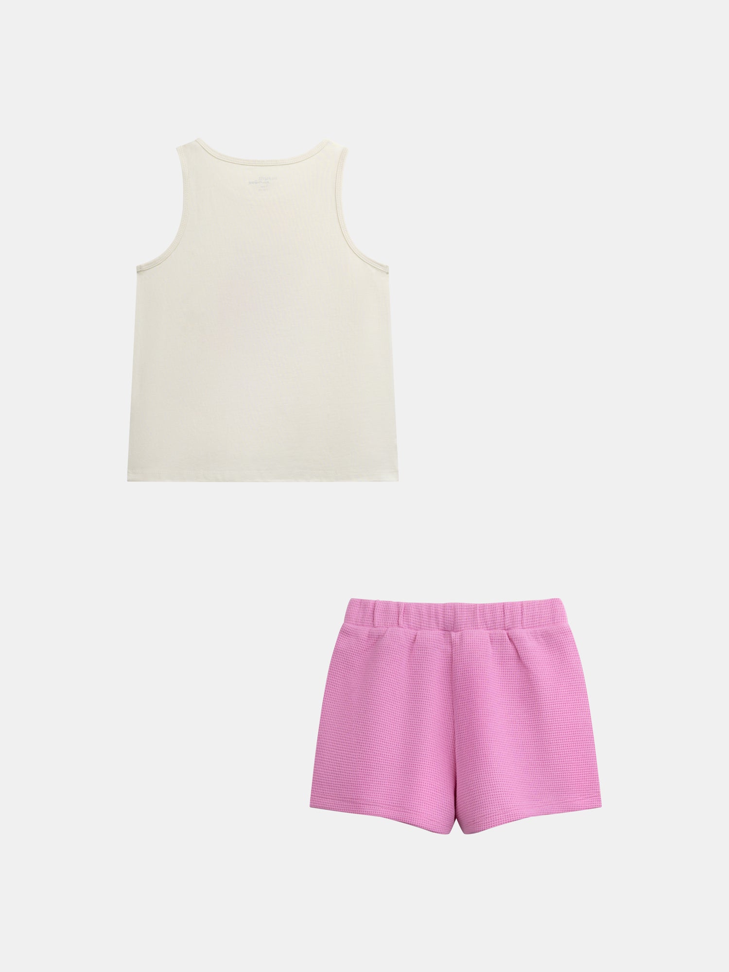 Pigiama senza maniche con stampa "Gatto Gelato" per ragazze