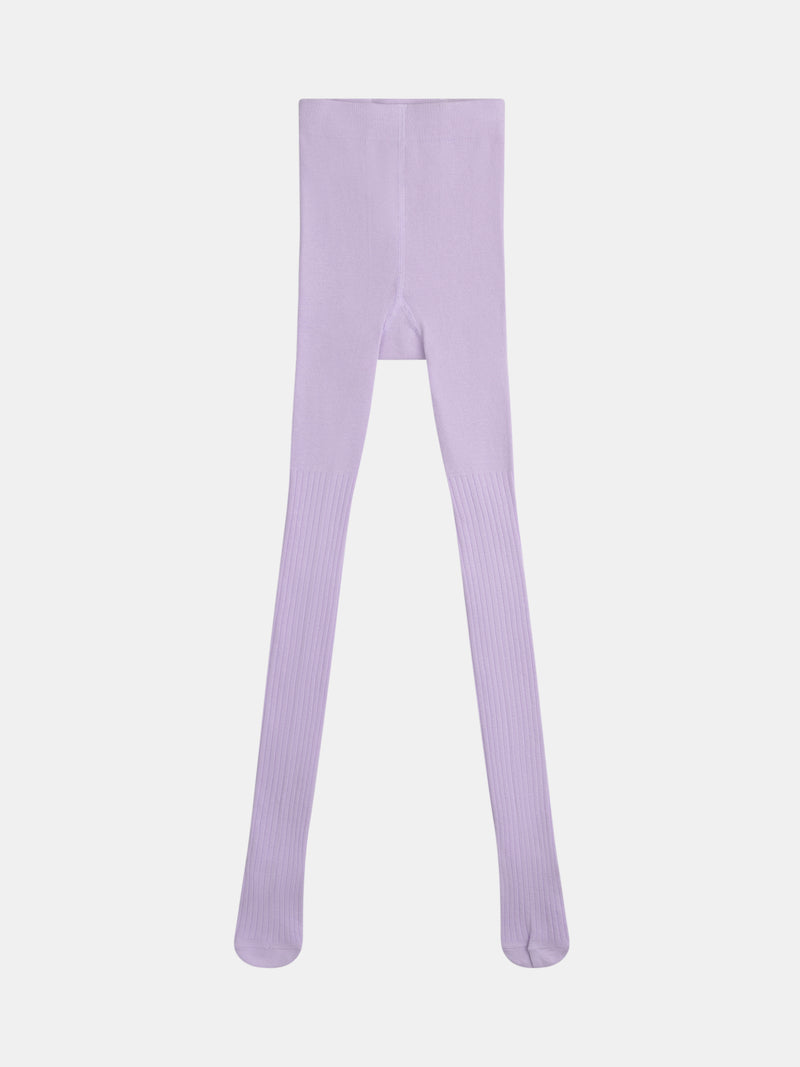 Collant lilla luminosi per bambina