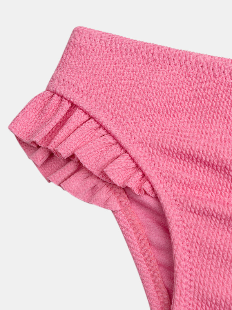 Pannolino da bagno rosa per bambina