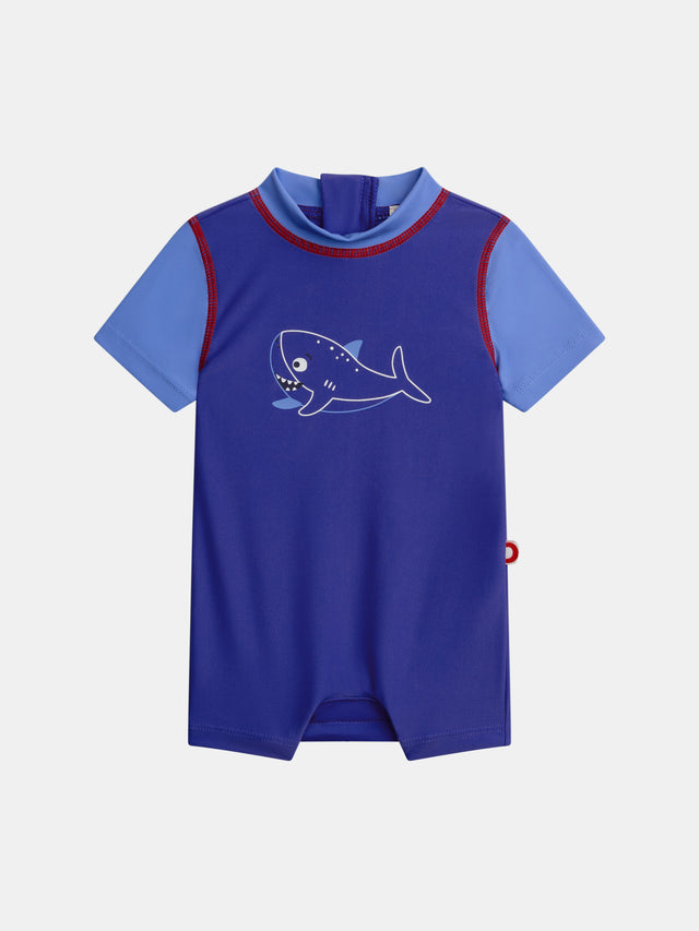 Costume da bagno UPF 50+ squalo per bambino