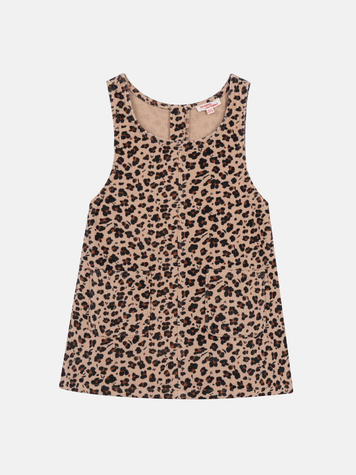 Abito a stampa leopardata per ragazze