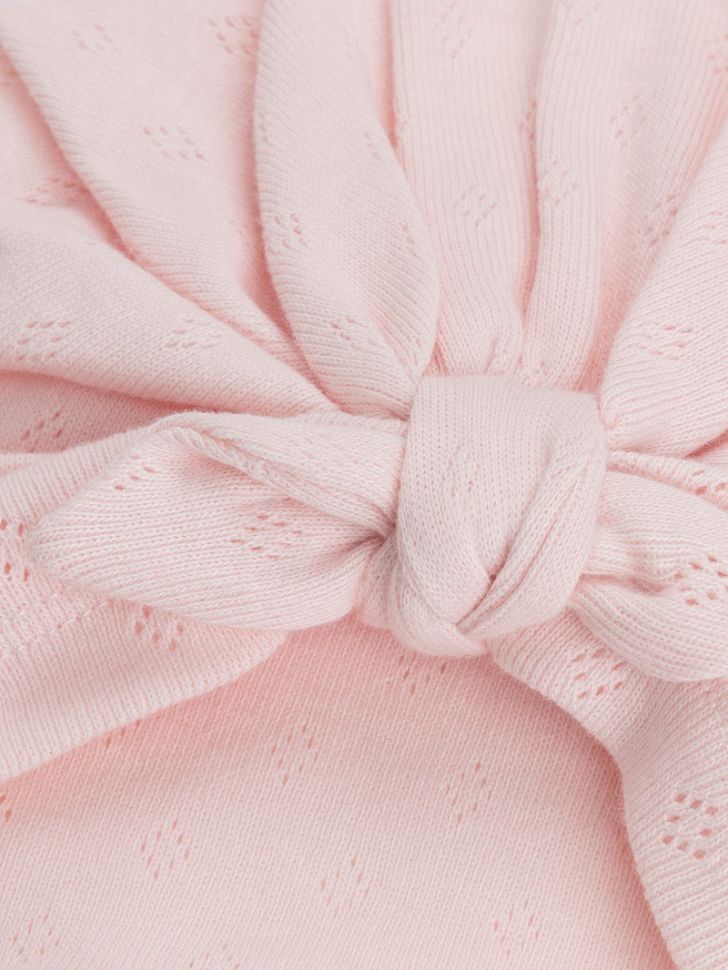Turban rosa per neonati