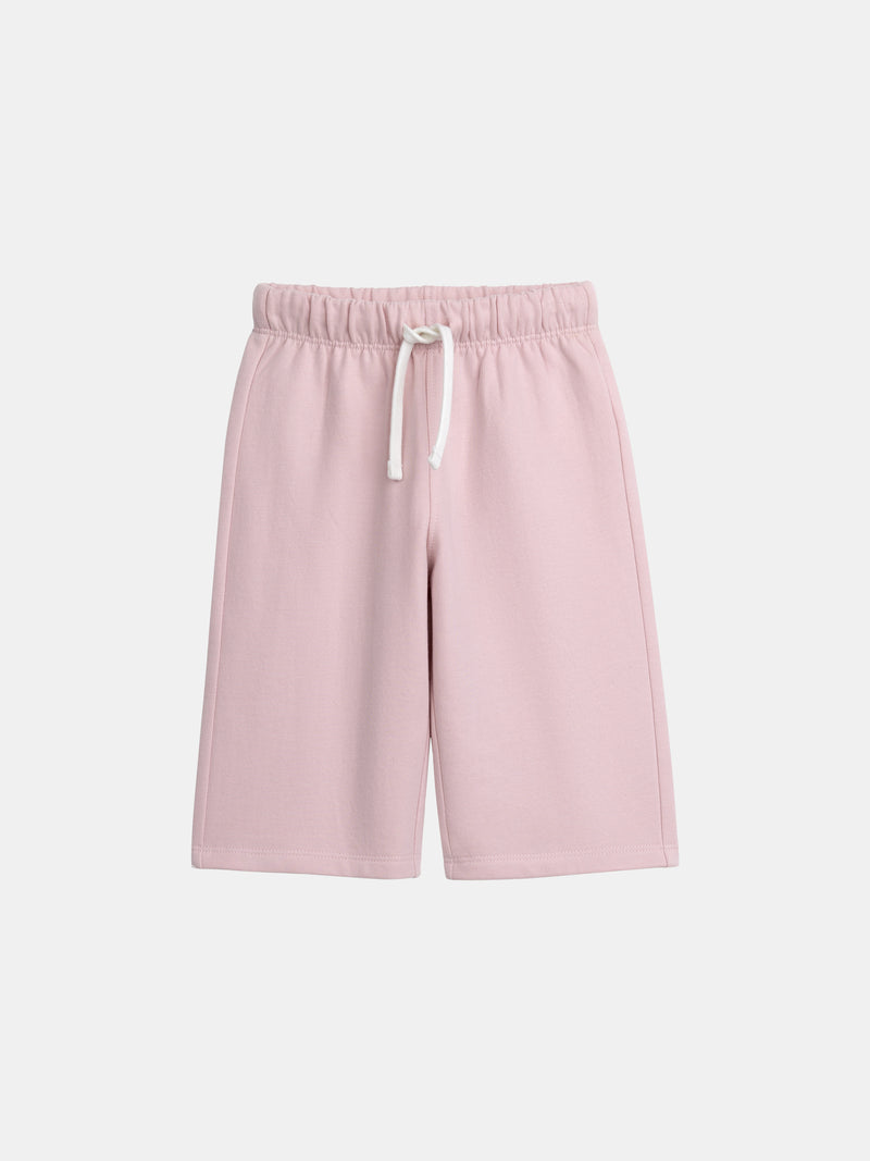 Completo felpa e pantaloni rosa "RAINBOW" per bambina