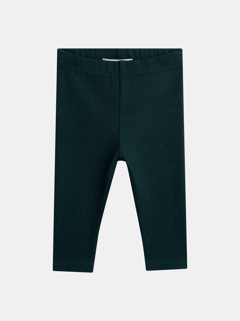 Completo abito stampato e leggings "Wild Campus" per bambina