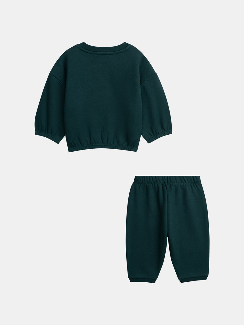 Completo verde "Wild Campus" per bambino