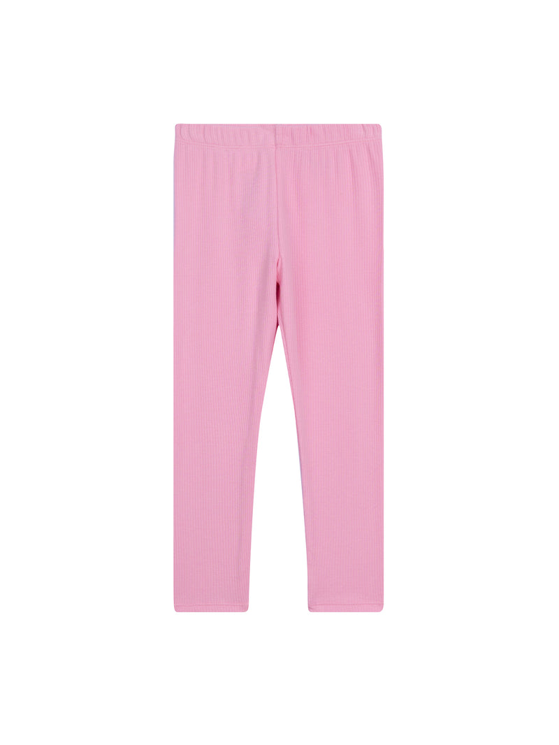 Pigiama a 2 pezzi in velluto e leggings con stampa galassia per ragazze