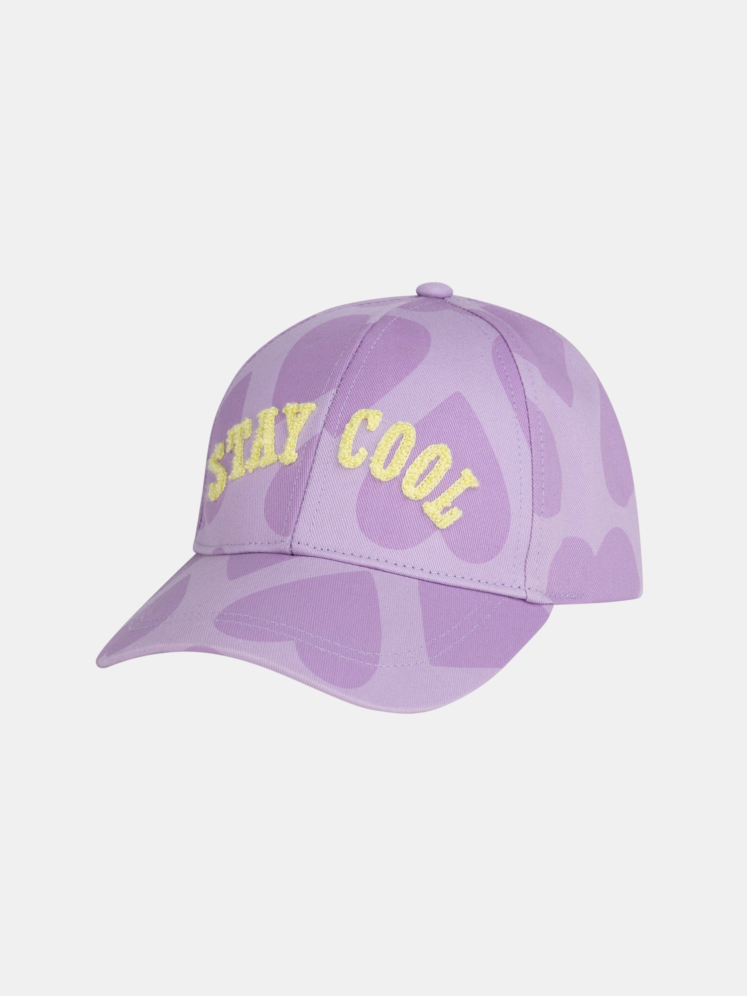 Cappello con stampa a cuore e scritta per ragazze