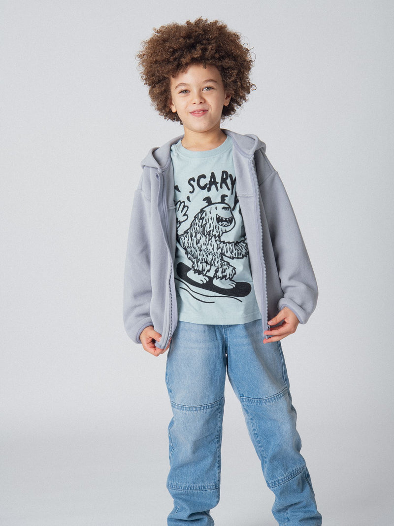 Jeans foderati in micropile con inserti per bambino
