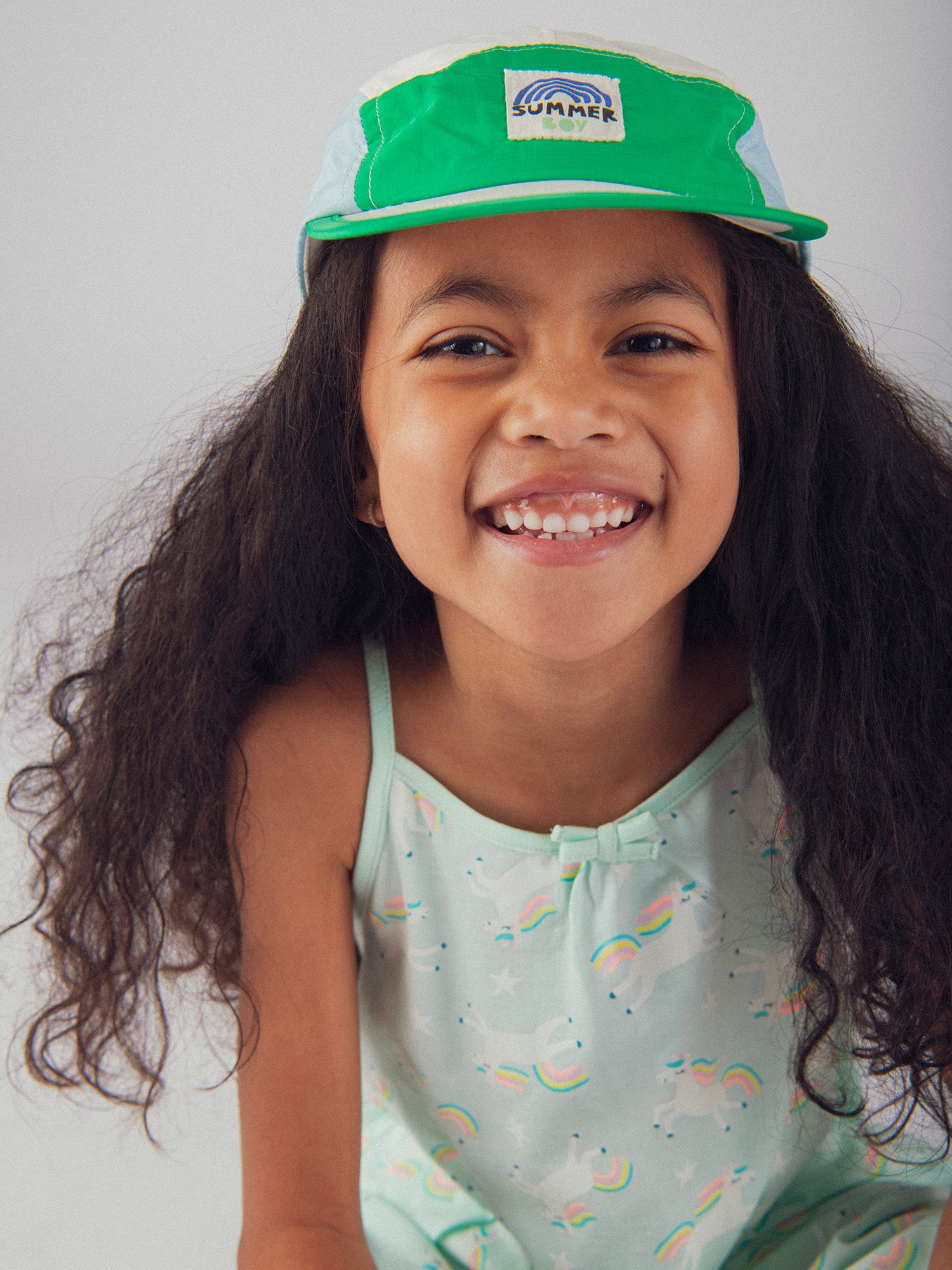 Camicia da notte fosforescente stampata con "Unicorni Magici" per bambina