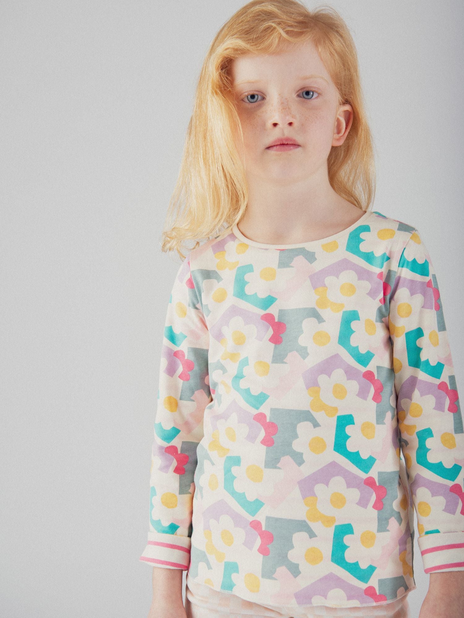 T-shirt a maniche lunghe reversibile per ragazze