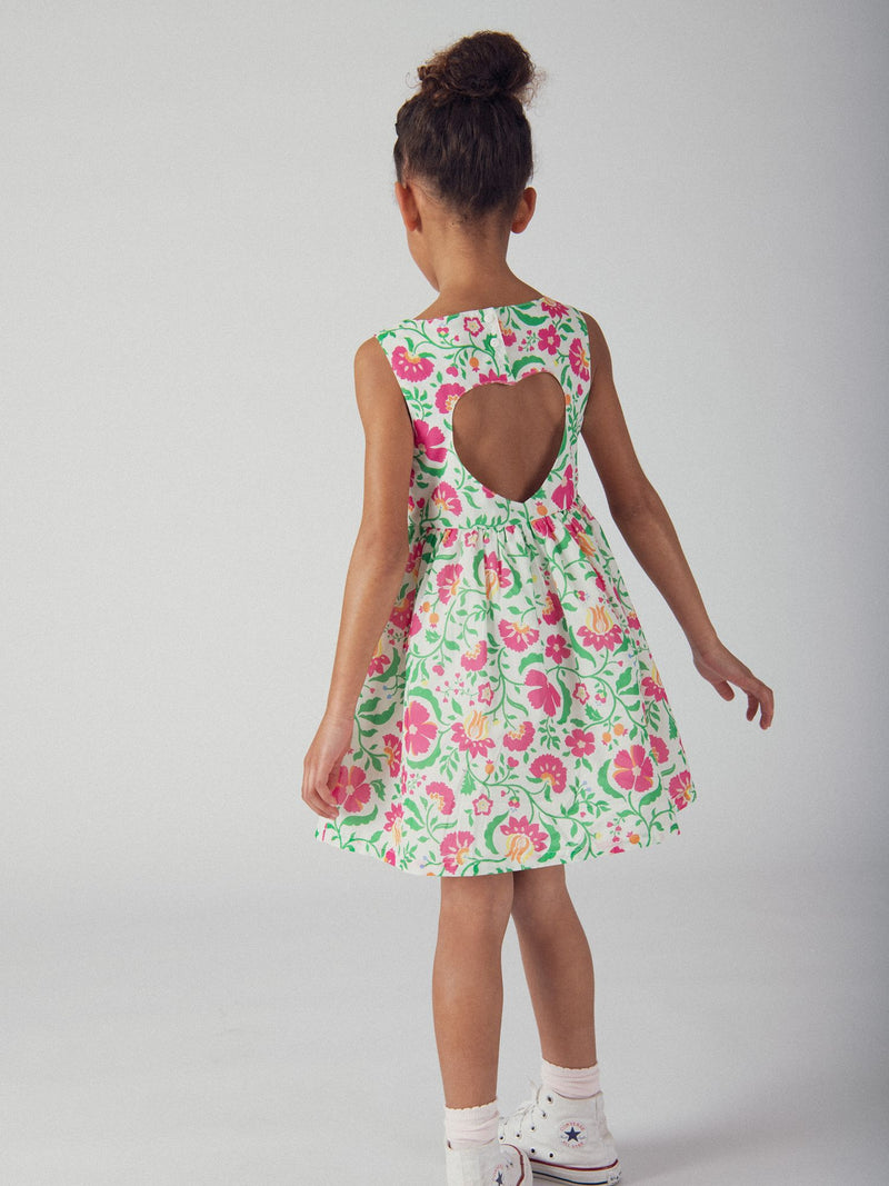 Vestito stampato floreale per ragazze