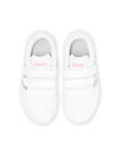 Sneakers ADIDAS bianche dettagli argentati bambina MAGW2341 / 21XK3541D35000