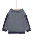 Maglione con collo a scialle stampato a forma di lupo POGOSWE / 22W902O1SWE705