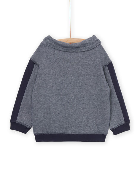 Maglione con collo a scialle stampato a forma di lupo POGOSWE / 22W902O1SWE705
