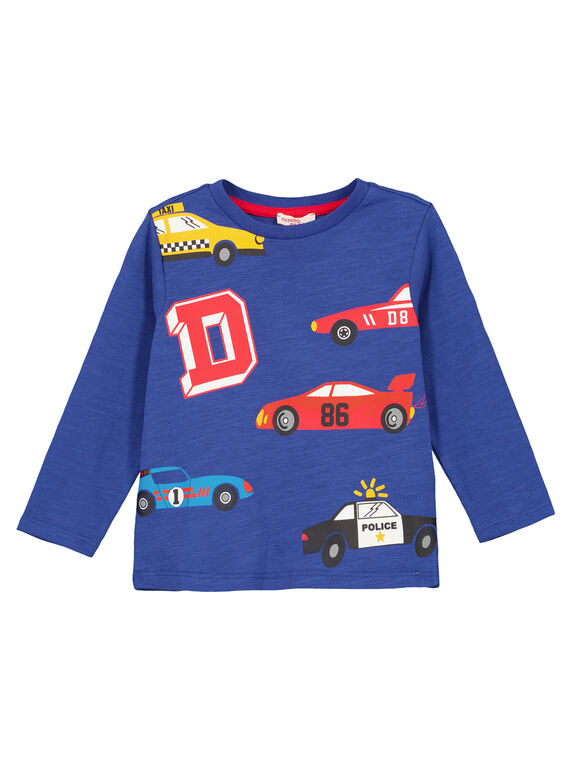 T-Shirt Maniche lunghe collo rotondo navy GOSANTEE3 / 19W902C5TML720