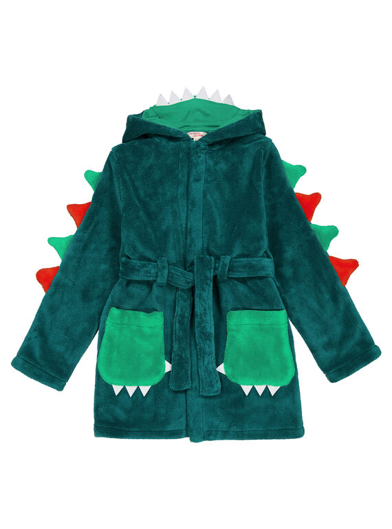 Vestaglia drago verde in soft boa bambino GEGOROBDRA / 19WH12N1RDCG614