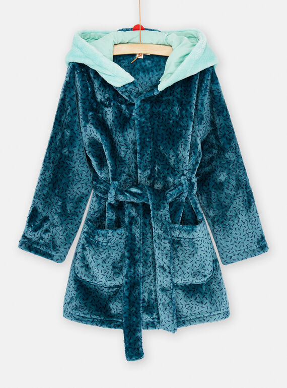 Vestaglia blu con cappuccio SEGOROBKOA / 23WH1251RDC716