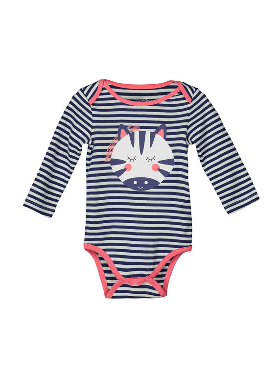Body a righe maniche lunghe bambina FEFIBODZEB / 19SH1355BDL099