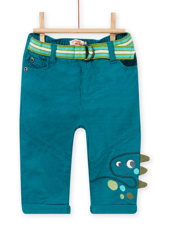 Pantaloni petrolio neonato NUGAPAN2 / 22SG10O2PAN714