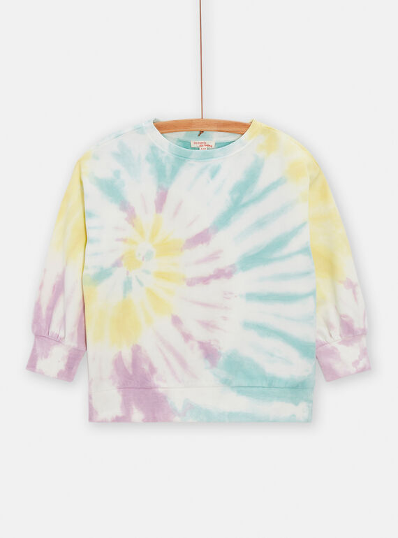Felpa ecrù tie and dye unisex TOMIXSWE4 / 24S902Q4SWE003
