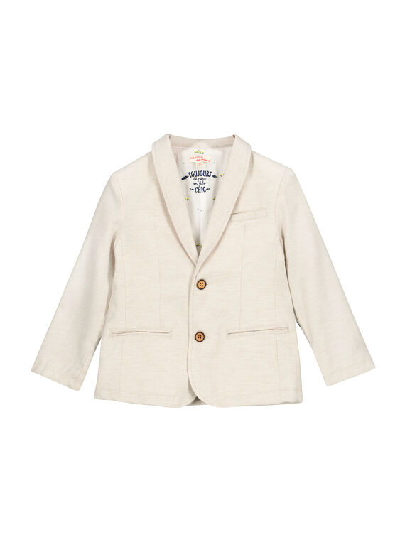 Giacca da completo beige bambino FOPOVES / 19S902C1VESI811