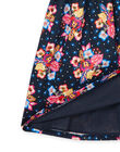 Abito nero con stampa a fiori RAJUNROB1 / 23S901U3ROBC243