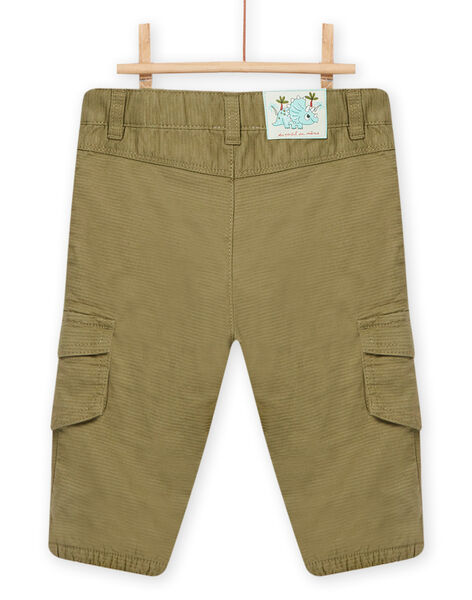 Pantaloni multitasche kaki neonato NUGAPAN1 / 22SG10O1PAN628