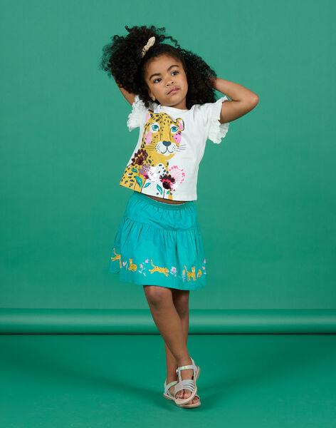 Gonna double face blu bambina NAGAJUP1 / 22S901O1JUP611