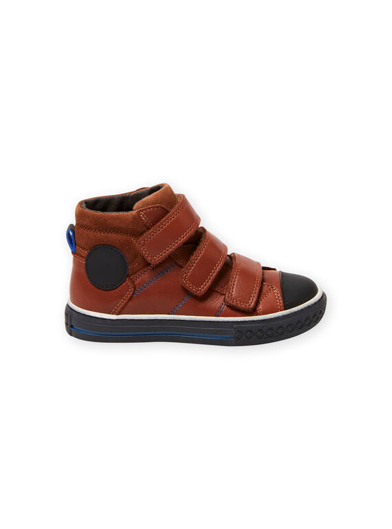 Sneakers alte cammello bambino MOBASTRIVTAN / 21XK3652D3F804