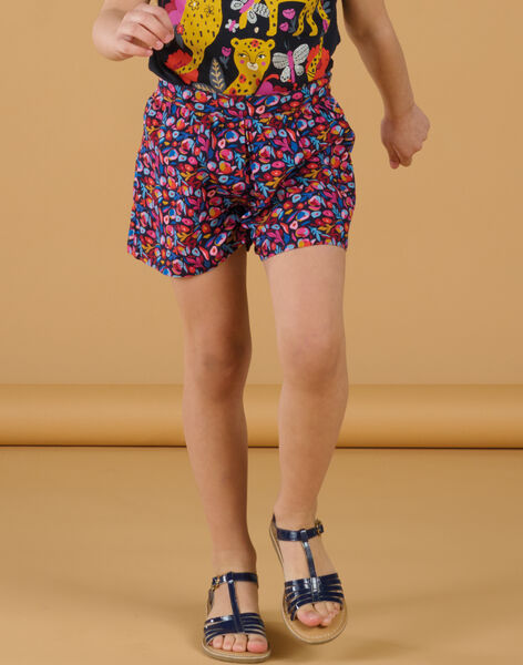 Shorts multicolori con stampa a fiori RAJUNSHORT / 23S901U1SHOC243