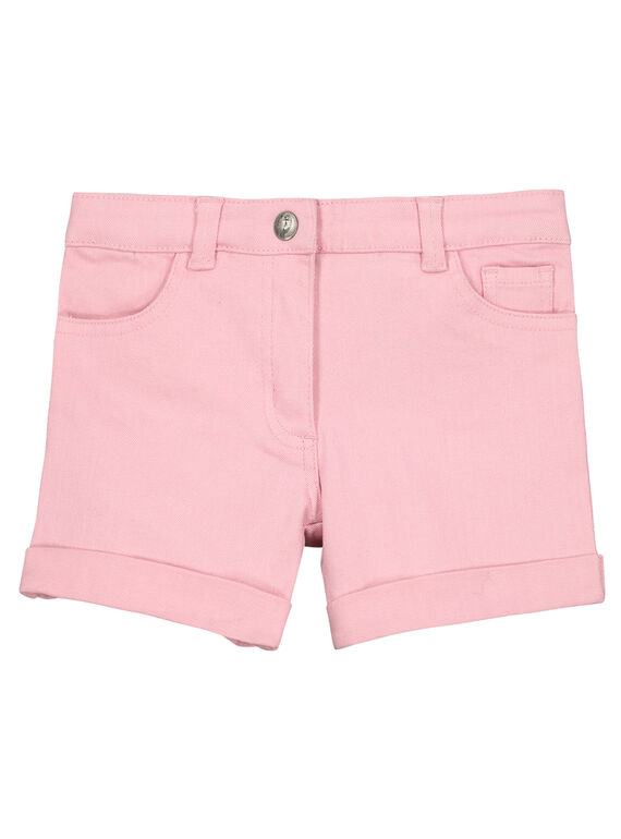 Shorts basic rosa bambina FAJOSHORT5 / 19S901G4D30D303