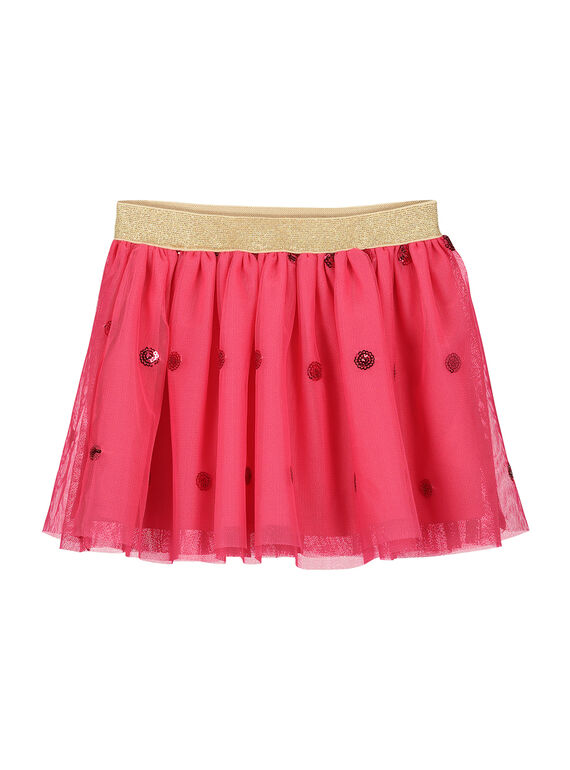 Gonna in tulle rosa bambina FACAJUP2 / 19S901D2JUP302
