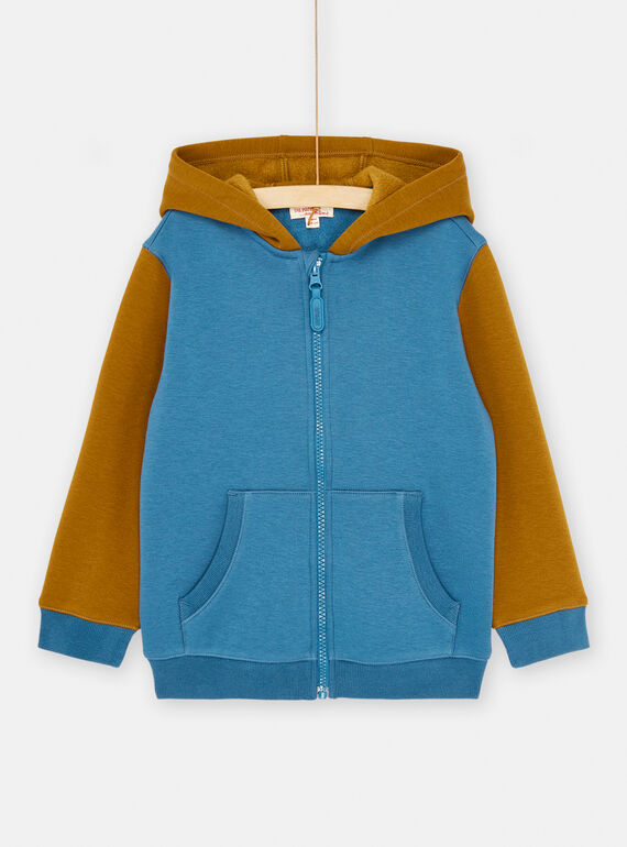 Cardigan blu di Francia e kaki bambino SOJOGIL1 / 23W902N1GILC226
