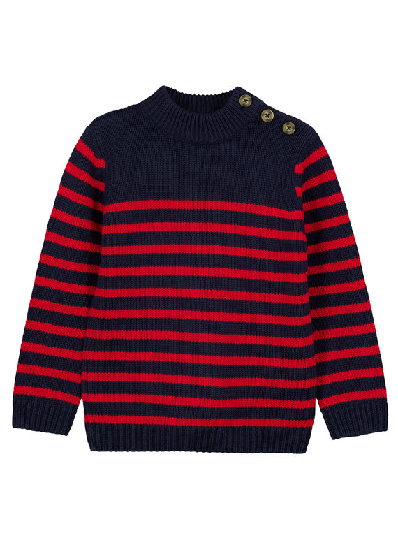 Maglia a righe Rossa GOJOPUL3 / 19W90243D2EF518