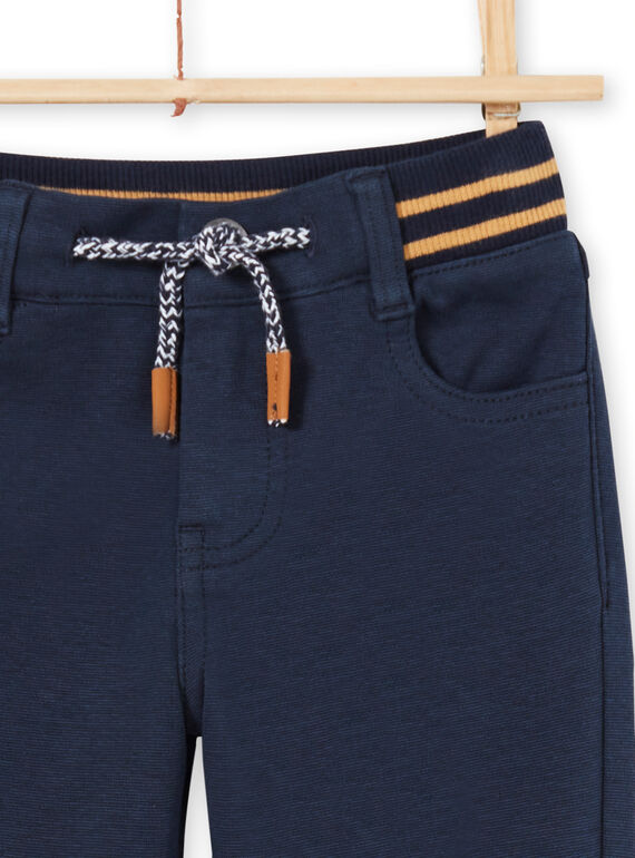 Pantaloni blu notte bambino MOMIXPAN / 21W902J1PAN717