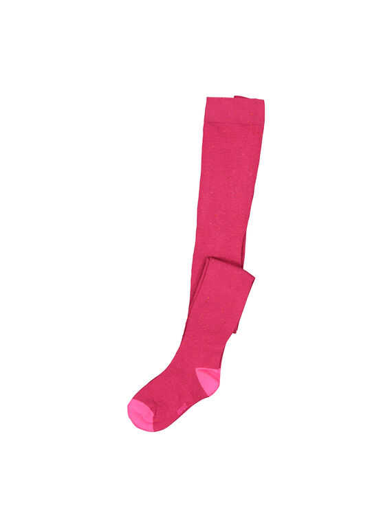 Collant rosa glitterato bambina FYABACOL / 19SI0161COL099