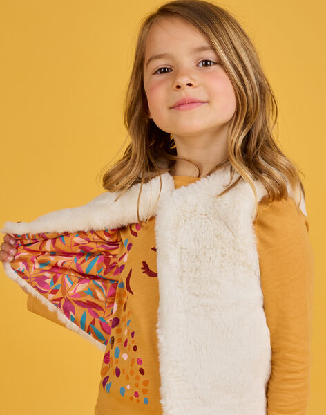 Cardigan double face senza maniche PAMOCAR2 / 22W901N2CAR003