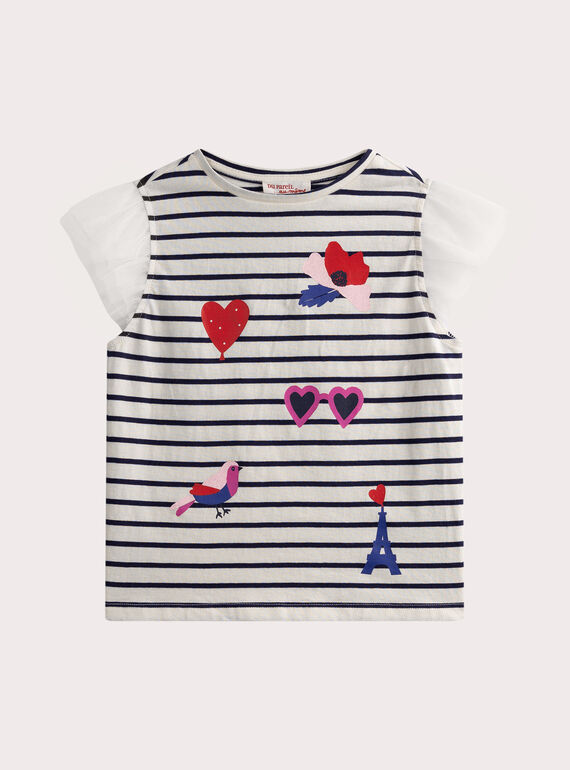T-shirt a maniche corte écru WAPATI / 25S90111TMC001