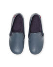 Pantofole in pelle navy bambino NOBEAUFILS / 22KK3651D0B070