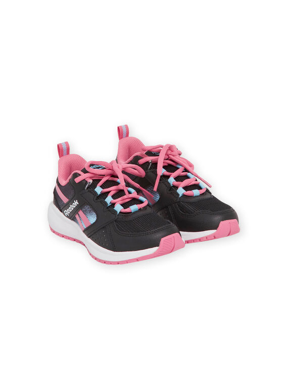 Sneakers Reebok nere con dettagli rosa bambino MAG57454 / 21XK3542D36090