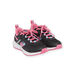 Sneakers Reebok nere con dettagli rosa bambino