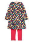 Set camicia da notte e leggings con stampa frutta PEFACHUFRU / 22WH1121CHN070