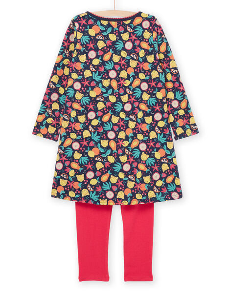 Set camicia da notte e leggings con stampa frutta PEFACHUFRU / 22WH1121CHN070